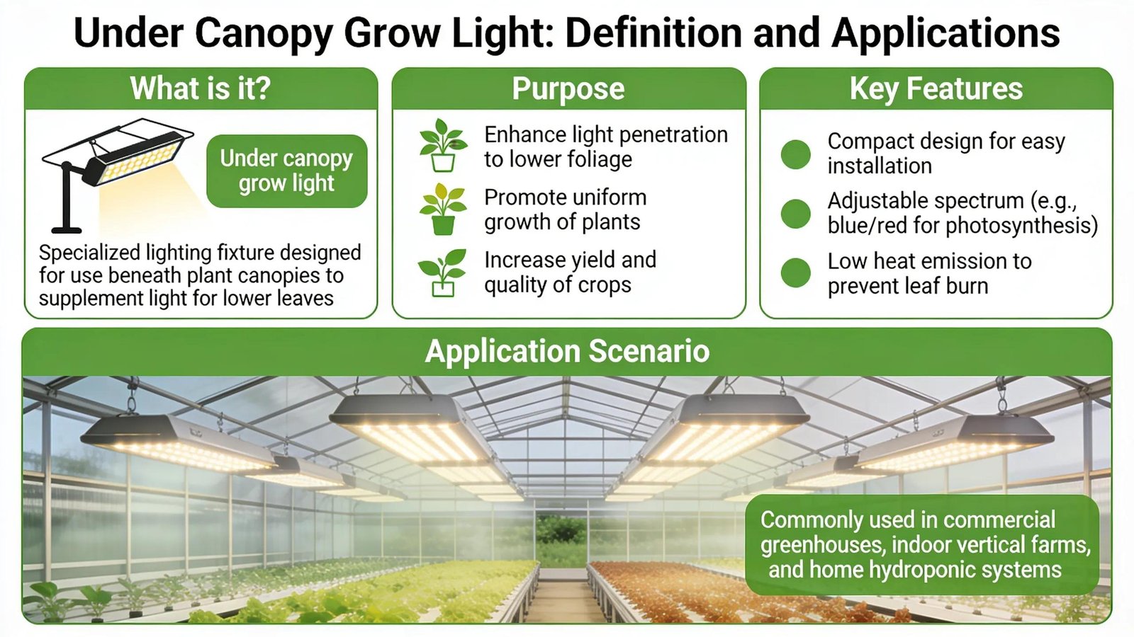What is an under canopy grow light
